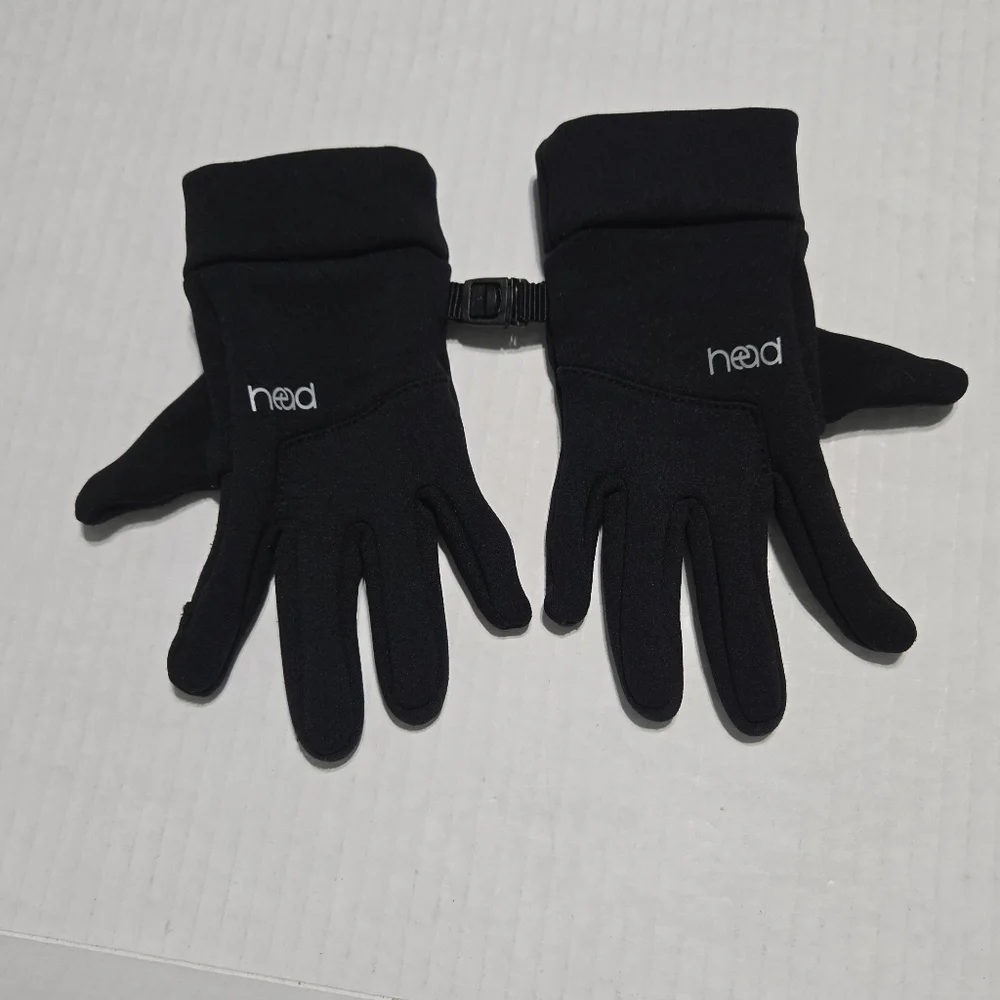 Head Touchscreen Black Winter Snow Gloves kids gloves, S